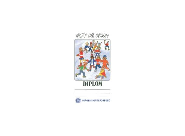 Diplom - Gøy på isen 100 stk